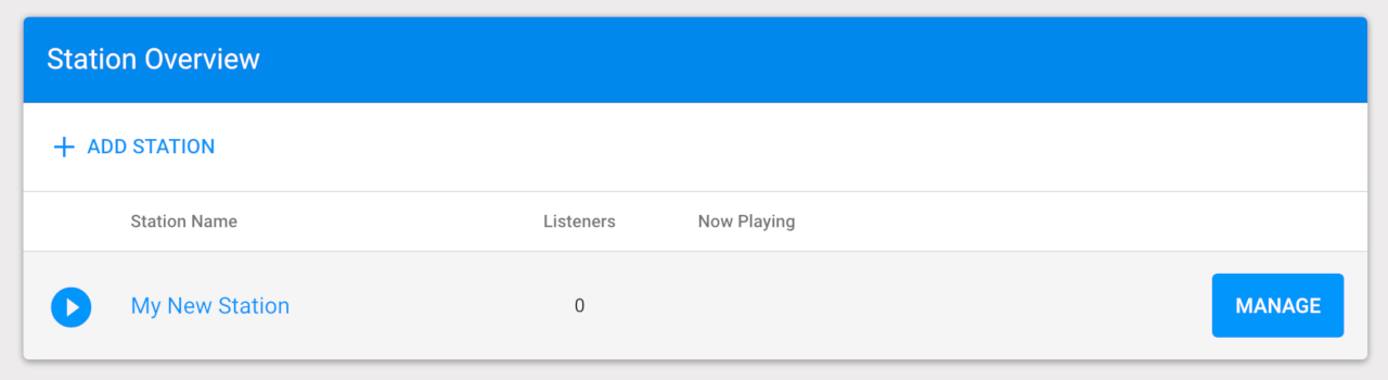 AzuraCast Manage Station AzuraCast Manage Station